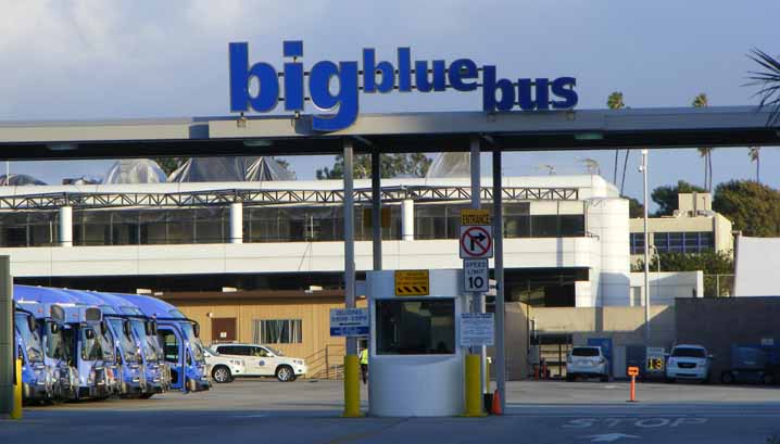 Santa Monica big blue bus depot